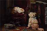 Henriette Ronner-Knip The Uninvited Guest painting